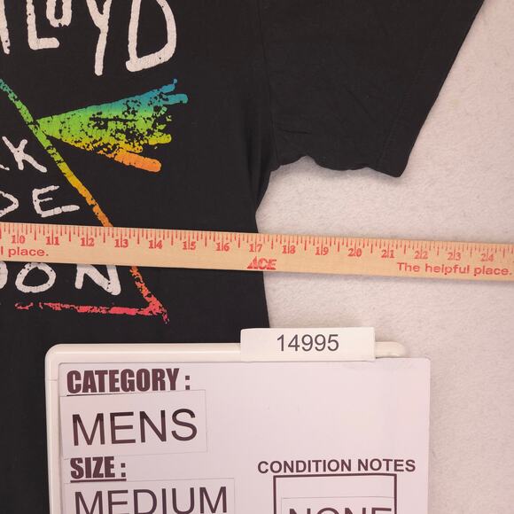 Pink Floyd Band Graphic Crew Neck T Shirt Adult Mens Size Medium M Black - Picture 7 of 9